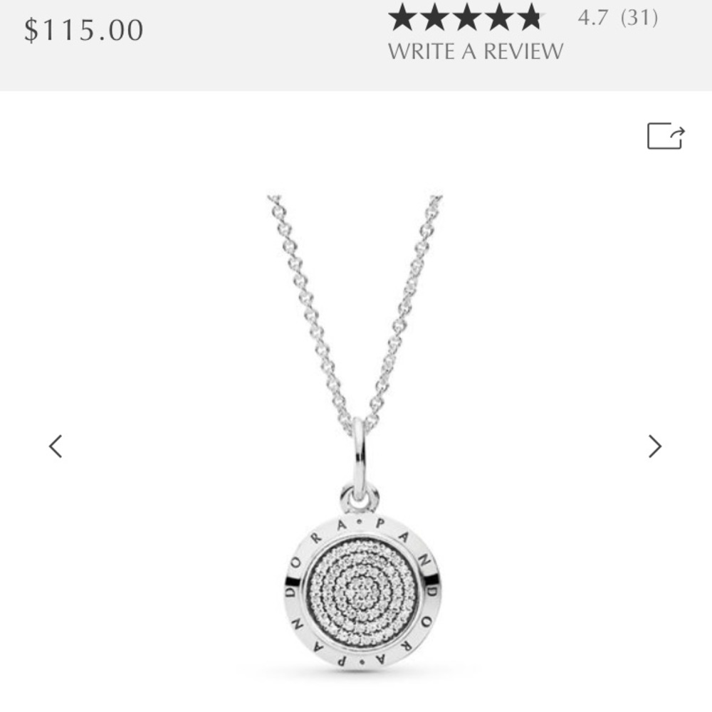 Pandora Signature Pendant Necklace